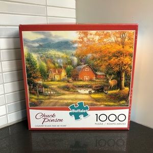 Buffalo Country Roads Take Me Home 1000 Piece Puzzle